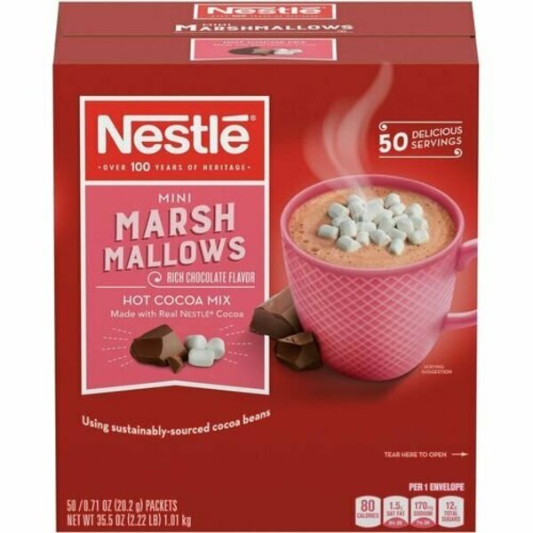 Nestle Hot Cocoa Mix, Rich Chocolate/Marshmallows, 0.71 oz, BN, 6PK NES21973